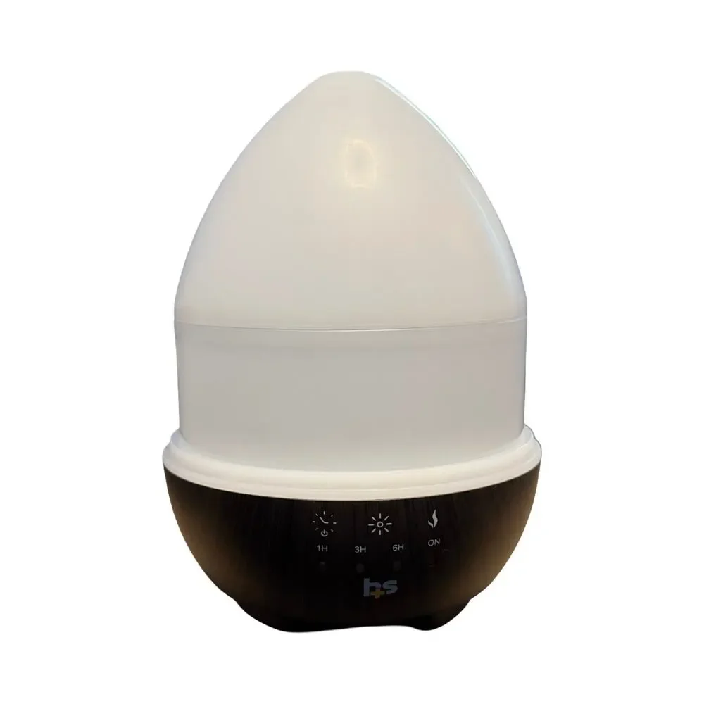 HealthSmart 500mL Essential Oil Diffuser Cool Mist Humidifier 7 LED White NEW